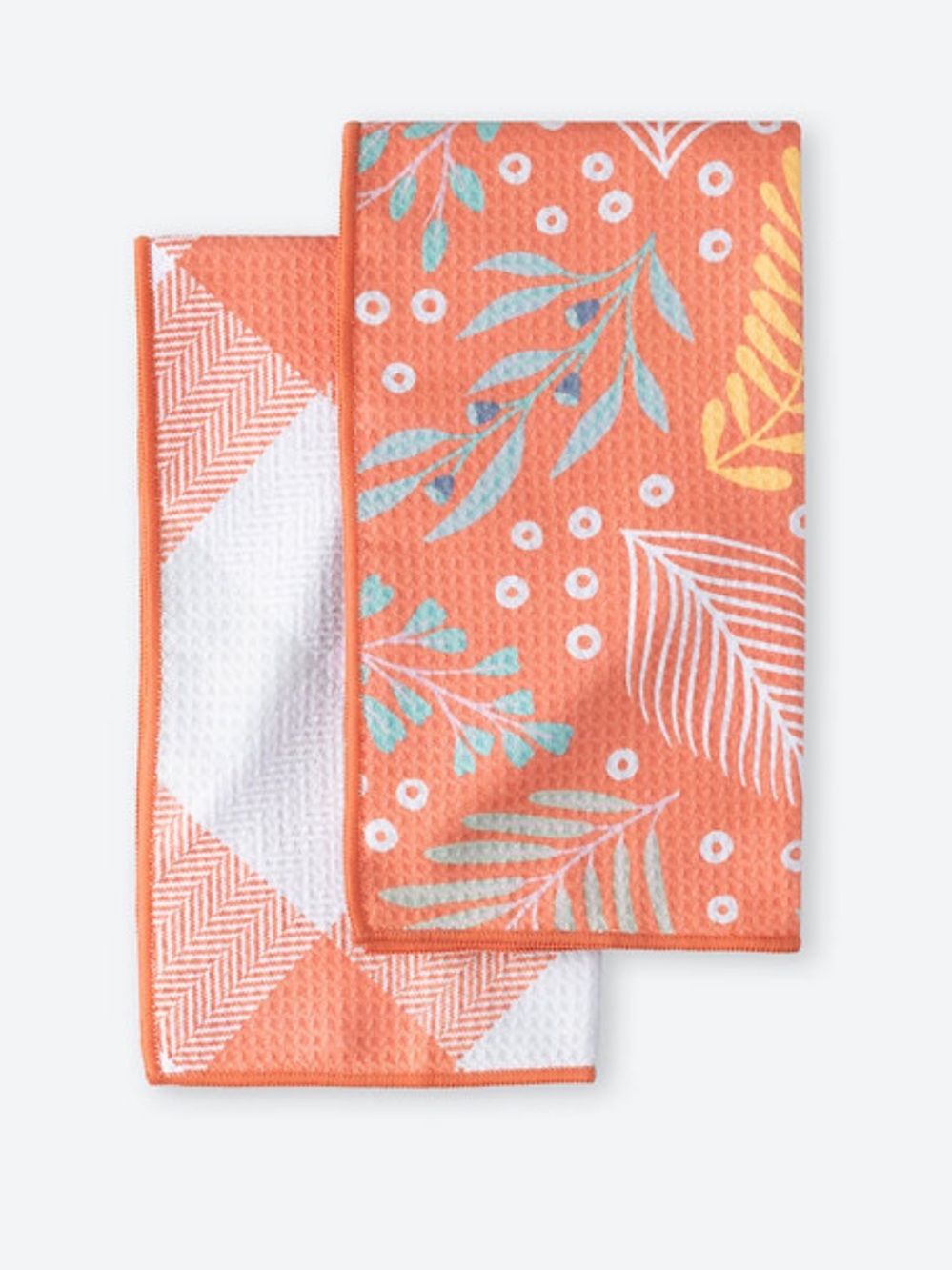 Norwex Waffle Weave Tea Towels Set of 2 NWT